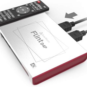 Flint D4P, Standalone Dual-4K Video Overlay Device and Audio Mixing. 1080p@60fps Video Game Capture. Remote Control, UVC and Type-C.