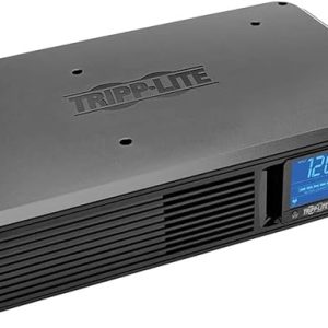 Tripp Lite SMART1500LCDXL 1500VA Smart UPS Back Up, 900W Rack-Mount/Tower, LCD, AVR, Extended Runtime Option, USB, DB9, 3 Year Warranty & Dollar 250,000 Insurance Black