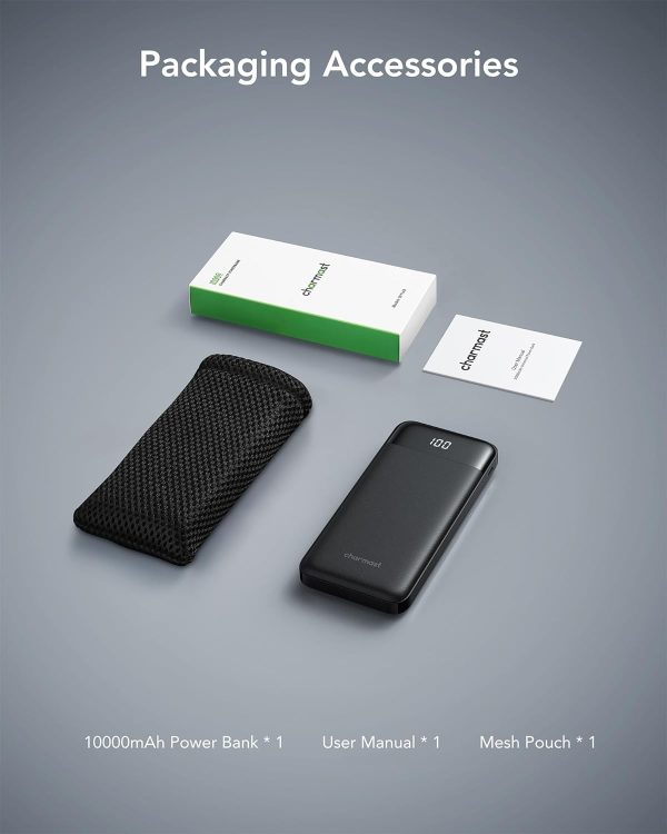Portable Charger with Built in Cables, Portable Charger with Cords Wires Slim 10000mAh Travel Essentials Battery Pack 6 Outputs 3A High Speed Power Bank for iPhone Samsung Pixel LG Moto iPad - Image 8